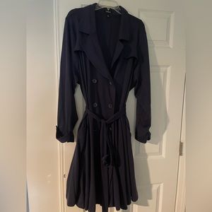 Navy Blue Dress Coat size 4 but 3x can also fit. Worn 1 time! Great Condition!